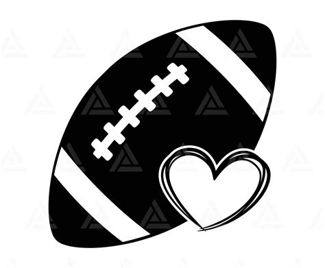 football heart svg|More.